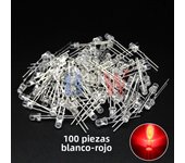 100PCS/lot 3mm LED Diode F3 Assorted Kit ibuw White Green Red Blue Yellow Orange Pink Purple Warm White DIY Light Emitting Diode