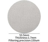 Reusable de café filter with Mango para máquina de café, Pantalla de Puck de 51/53, 5/58, 5mm, portafilter de Malla para hacer accesorios de café