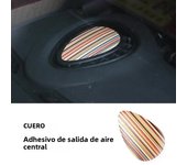 Central Air Outlet Leather Dedicated Cover Sticker For Mini  cooper one For F54 Clubman F55 Hardtop F56 Hatchback