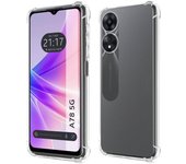 Funda Silicona Antigolpes Transparente para Oppo A78 5G