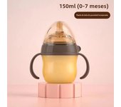 Botella Para Bebe With Manija De Silicona Accesorios De Fotografía Para Niños Y Niños De 0 a 36 Més 150ml 240ml