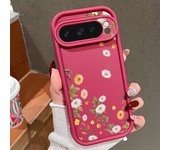 Flowers Pattern Candy Color Case For Google Pixel 8A 9 Pro XL 8 Pro Shockproof Soft TPU Silicone Phone Cover For Pixel 8 9 Pro