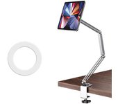 Artpowers Universal Tablet Holder for iPad Air Pro Mini Galaxy Tab Xiaomi Clip Mount Bed Tablet Phone Holder Flexible Stand