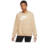 Nike DM6388 Sudadera con capucha para mujer en beige de textil