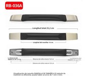 1Pc Luggage Handle Grip Trolley Suitcase Bag Replacement Universal Travel Black Accessories