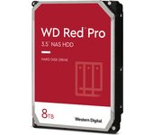 WD Red Pro NAS de 3,5" y 8 TB Disco Duro Interno - Clase de 7200 r. p. m., SATA de 6 GB/s, CMR y caché de 256 MB, Garantía de 5 años