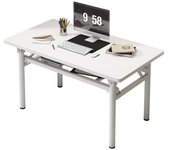 Mesa escritorio plegable, Ordenador Escritorio Oficina estudio , escritura para estudio, PC, portátil, mesa de trabajo, mesa de juegos, pata metal