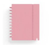 BLOC A4 CARCHIVO INGENIOX FOAM – 80 HOJAS – CUADRÍCULA 5x5 – TAPA FOAM ROSA PASTEL – HOJAS EXTRAÍBLES