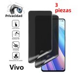 3Pcs Privacy Hydrogel Film For Vivo V21 V21E 4G 5G V27E Anti-spy Screen Protectors For Vivo V21S V23 V23E V20 V25 Pro 2021