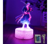 Actions Figure One Piece Luffy Zoro Anime Figures 3D Lamp PVC Action Collection Model Toys LED Night Light Kid Christmas Gift