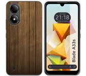 Funda Silicona para Zte Blade A33s diseño Madera Dibujos