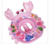 Flotador de natación para bebés con asiento para niños pequeños y kit de parches Anillo de natación inflable para bebés