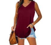 Plus size women's summer sports vest, comfortable casual sports sleeveless top, tank top