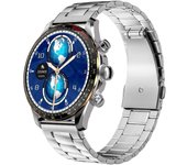 Reloj inteligente con Bluetooth, llamadas, música, pantalla, frecuencia cardíaca, presión arterial, brújula de salud, reloj multideportivo.