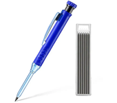 2.8mm Solid Carpenter Mechanical Pencil with Sharpener for Woodworking Construction Long Head Carpenter Pencil Stationery Supply