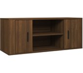 vidaXL Mueble para TV madera contrachapada 100x35x40 cm, Mueble de Salon, Mueble TV, Mueble TV salon, Mesa de TV, Mueble tele