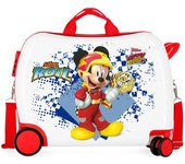 Disney Mickey Maleta Correpasillos ABS Rígida Joy Multicolor
