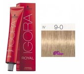 Tinte Igora Royal 9-0 Rubio Muy Claro Natural 60 ml. Schwarzkopf