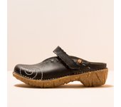 El Naturalista Zuecos NG96 NATURAL GRAIN BLACK / YGGDRASIL para Mujer color Black