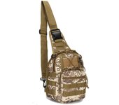 Bolso pequeño de pecho de camuflaje para deporte al aire libre, cycling, bandolera individual, bolso de pecho pequeño, bolso de hombro táctico para exteriores