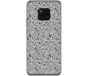 Tumundosmartphone Funda Gel Tpu para Huawei Mate 20 Pro Diseño Letras Dibujos