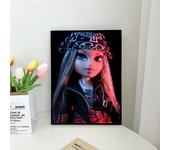 1pc B-Bratz Doll Self-adhesive Art Poster Waterproof Paper Sticker Coffee House Bar Room Wall Decor