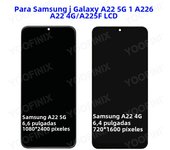 AA+IPS For Samsung Galaxy A22 4G A225 SM-A225F Display Touch Screen For Samsung Galaxy A22 5G LCD A226 Display Replacement Parts