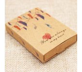 DIy multi gift box Handmade love wedding box Dreamcatcher jewelry necklace pendant box earring box12pc+12inner card per lot