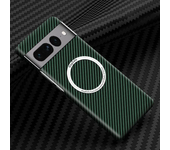 Carbon Fiber Phone Case for Google Pixel 7 8 Pro 7A Magsafe Magnetic Wireless Charging Shockproof Hard Back Cover For Pixel 8Pro