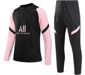 new children's clothing tracksuit boy girl pink Parisians Fans  Half Zipper Jacket Training wear games Jerseys Kids Soccer Kit