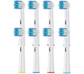 Toothbrush Head Compatible with Oral b Braun Electric Toothbrush, Precision Replacement Brush Heads for Pro Smart Genius, Effici