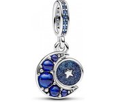 Pandora - Charm Colgante Giratorio Luna Brillante 792979C01