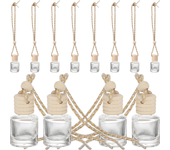 12 Pcs Container DIY Aromatherapy Bottle Suspending Car Diffuser Reusable Small Hanging Perfume