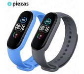 2PCS Watchbands for Xiaomi Mi Band 7 bracelet Miband 5 6 NFC Replacement Wristband Sport Silicone correa mi band 7 6 3 4 8 strap
