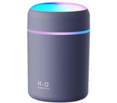 Mini humidificador de 4,68*3,07 pulgadas, humidificador de niebla USB de 300 ml, humidificador ultrasónico silencioso con luz LED, difusor de aceite esencial portátil, múltiples modos de pulverización, apagado automático, adecuado para el hogar