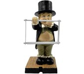 Estatua de mayordomo de baño, escultura divertida de caballero con portarrollos de papel higiénico, percha de resina con forma de niño sosteniendo la nariz para colgar rollos de papel higiénico, divertido dispensador de papel higiénico para decoració