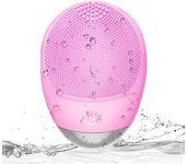 Cepillo de limpieza facial, cepillo de limpieza facial eléctrico impermeable de silicona suave 3 en 1 recargable por USB IPX7