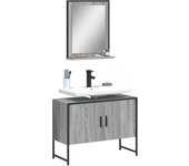 ¿Dónde está Set de muebles de BA? O 2 pzas Madera de Ingeniería gris Sonoma