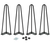 Juego de 4 patas de horquilla de 40 cm para mesa de diseño industrial