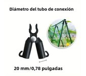 5pcs Plant Support Awning Pillar Accessories A Clip Quickly Garden Up Steel Climbing Vine Pipe Plant Support Bracket Bracket Set