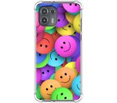 Funda Silicona Antigolpes para Motorola Edge 20 Lite diseño Smile Dibujos