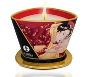VELA DE MASAJE SHUNGA ROMANCE CAVA Y FRESA 170ML