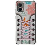 Funda Silicona Antigolpes para Motorola Edge 30 Neo 5G diseño Zapatillas 09 Dibujos