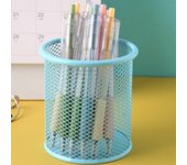 1Pcs New Pencil Holder Office Desk Metal Mesh Square Pen Pot Cup Case Container Organiser Durable Pencil Case