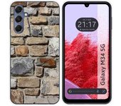 Tumundosmartphone Funda Silicona para Samsung Galaxy M34 5G diseño Ladrillo 03 Dibujos
