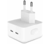 FGNS Cargador Rápido 35W Doble Puerto Tipo C, Adaptador de Corriente Doble Puerto Tipo C Carga Rápida 35W QC3.0 PD3.0 Compatible con iPhone 12/13/11/XR/XS/X/8,Pad, Pro/Air, Galaxy