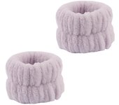 Bow Headband Wristband Set Towel Elastic Soft Washing Face Shower Make Up Yoga Sports Skincare Headband For Women Girls