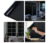 Window Privacy Film Frosted Glass Window Film Heat Blocking Window Tinting Film for Home Non Adhesive Static Cling Removable