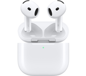 Apple AirPods 4 Auriculares inalámbricos, con / sin Cancelación Activa de Ruido, Bluetooth 5.3, Audio espacial personalizado, Chip H2, Hasta 30 horas de reproducción usando el estuche, Resistencia al polvo, el agua y el sudor