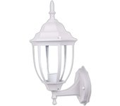 Jandei - Farol De Pared MICENAS para Bombilla E27, Exterior Blanco Aluminio